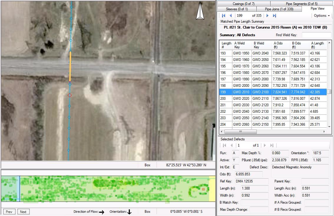 In-line Inspection Alignment and Matching